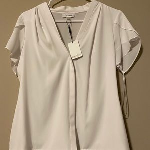 Calvin Klein white blouse